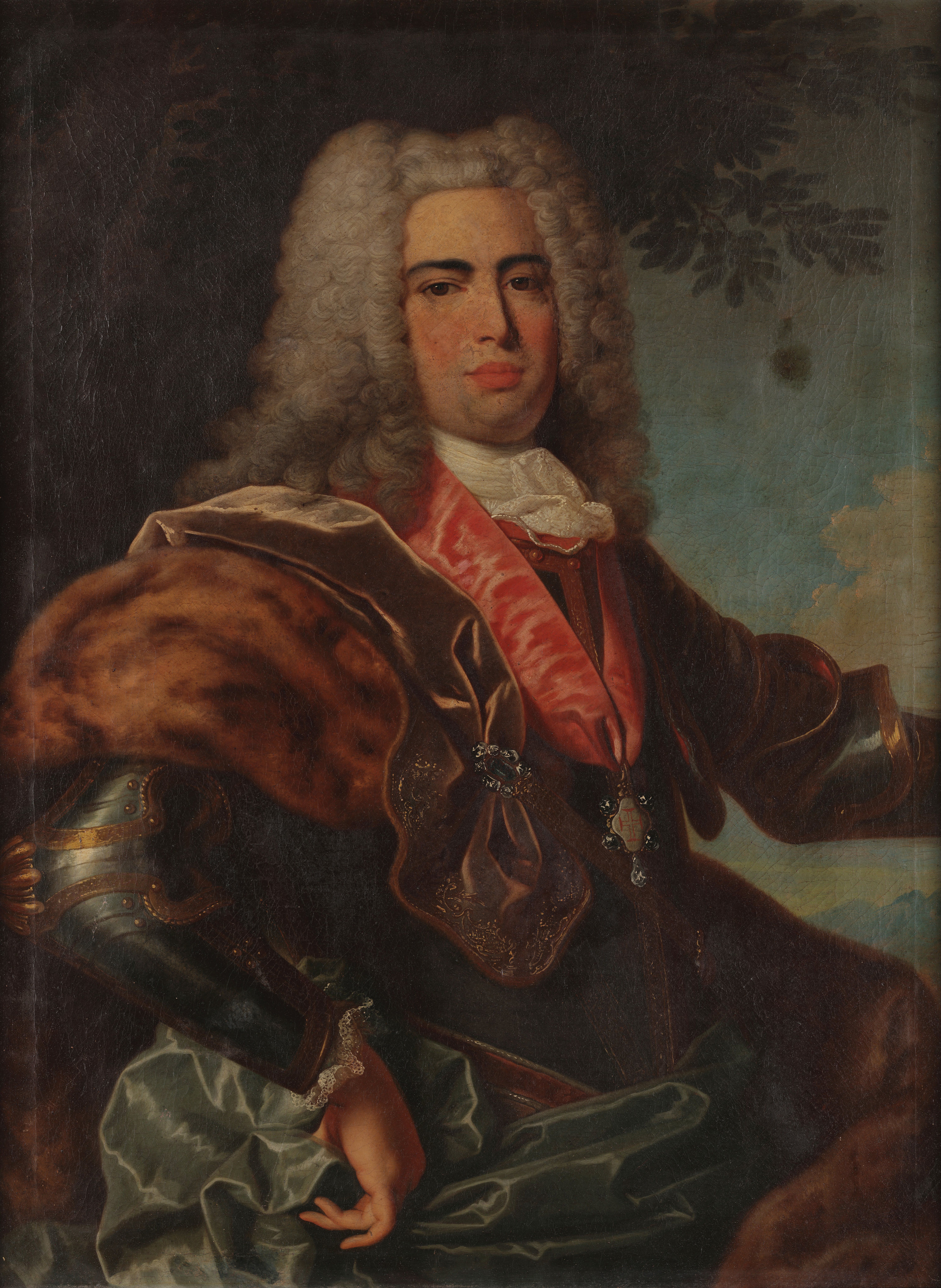 Portrait of King João V of Portugal (1689–1750), by Carlos António Leoni, 1730–1732.
