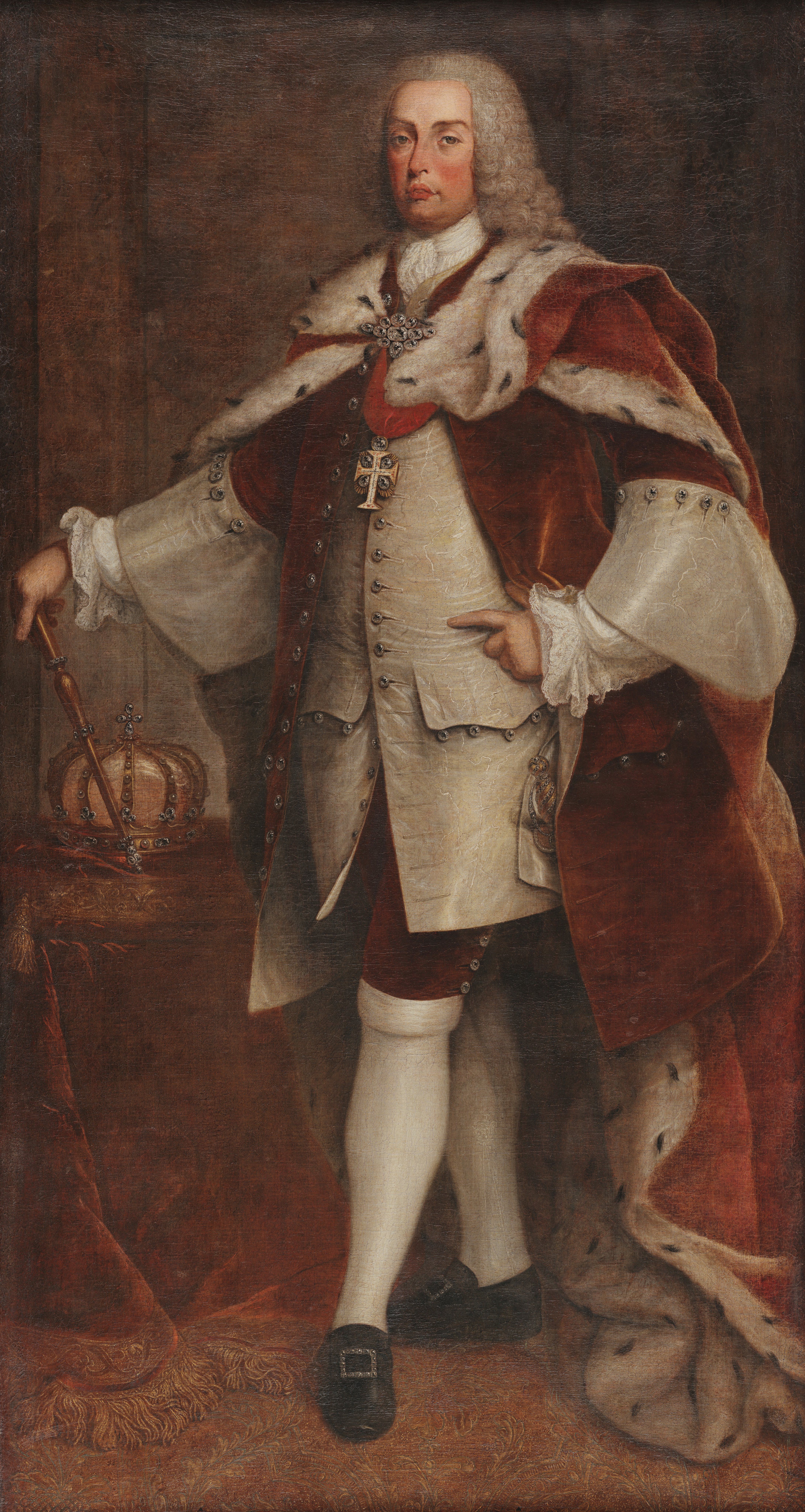 Retrato de D. José I (1714–1777), Francisco José Aparício e André Gonçalves, 1750–1760.