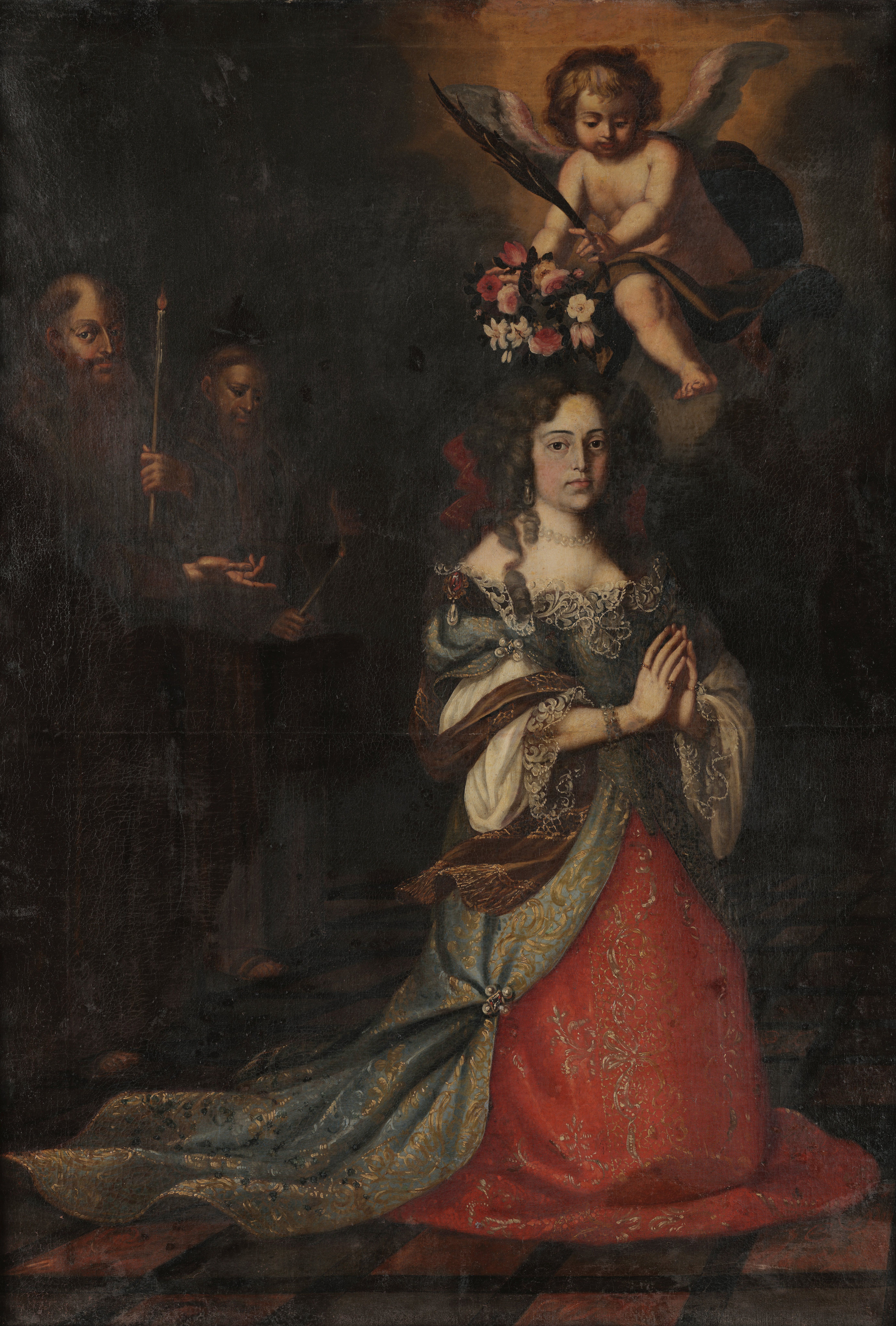 Retrato de D. Maria Francisca Isabel de Sabóia. 1665–1670. Atribuído a António de Oliveira de Louredo.